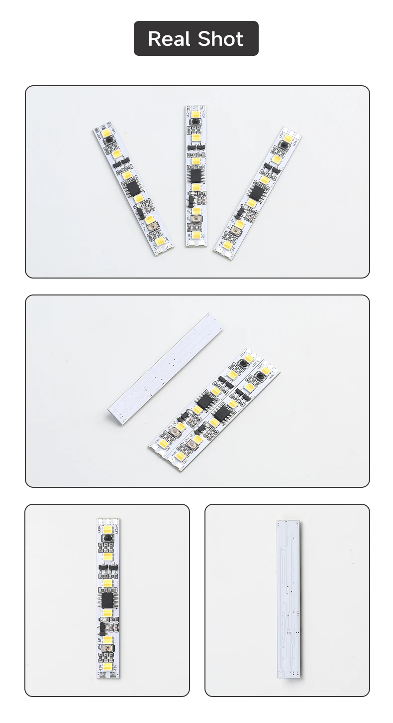 DC12V 5A 60W mit CCT variabler Farbtemperatur LED-Lampenperlen, Handbewegungssensor-Schalter, keine dunklen Bereiche, kein Bohren erforderlich – Detail 6