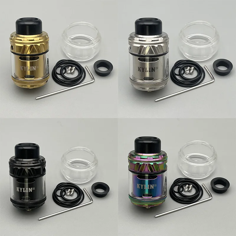 vape Kylin V3 RTA Tank 316ss 4ML 6ML 25mm atomizer tank for coils & atomizers - gallery image 2
