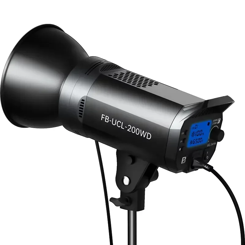 FB UCL-200WD 200W Continuous Light Emitting Diode Video fill light Studio Photography Lighting with Remote 2700k-6500k Color