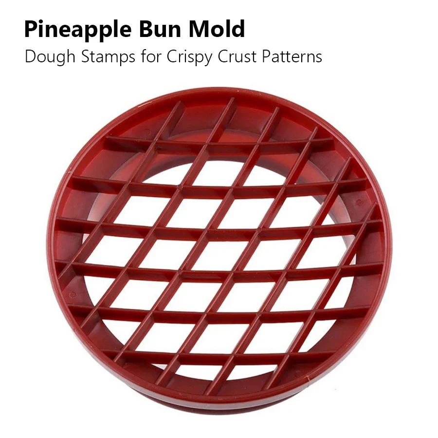 Non-Stick Pineapple Bun Baking Mold Reusable Cake Bread Mold for Home Kitchen Bakery Dessert Making