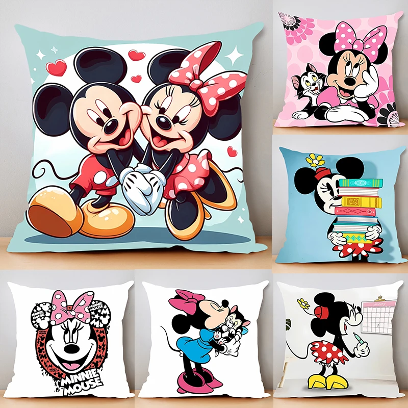 

New Pillow Minnie Slips Pillow Covers Bedding Comfortable Cushion Good For Sofa Home Car High Quality Pillow Cases Mickey gift