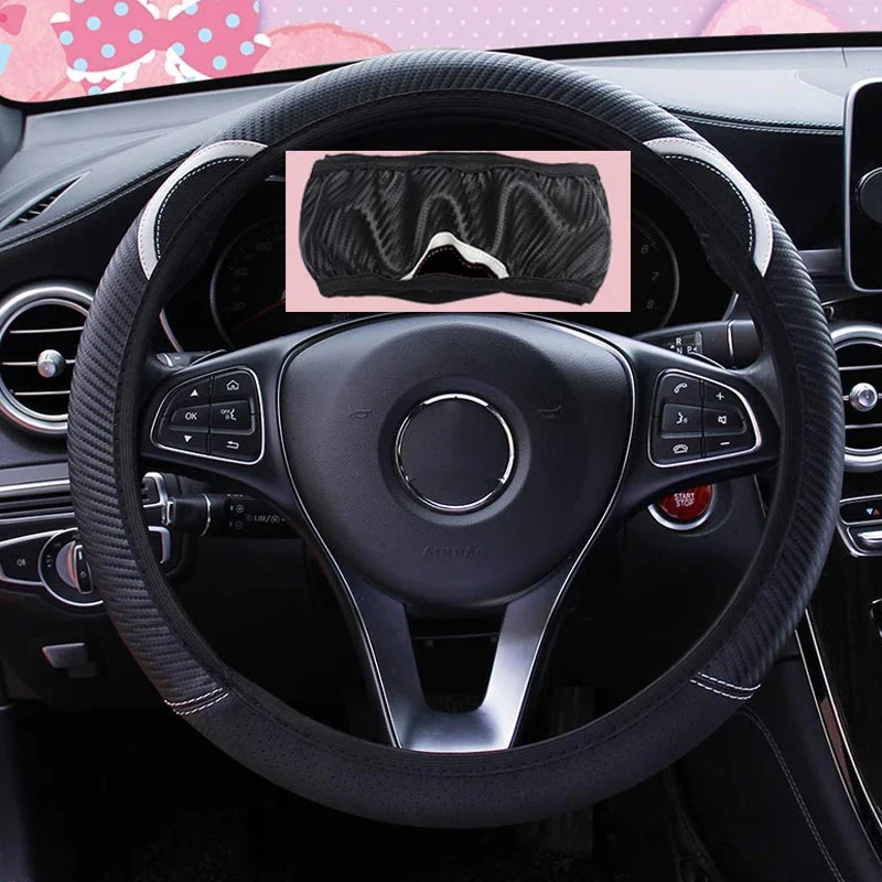 Cute Cartoon Cat Ear Steering Wheel Cover Universal Car-styling Car Steering-Wheel Handle Covers Auto Decoration