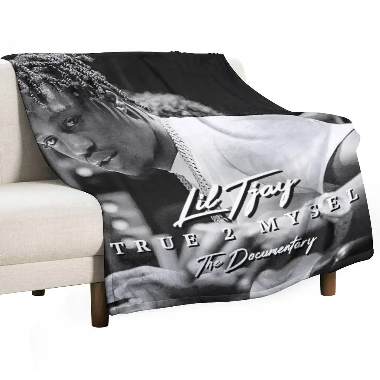 

Sixya New Lil True 2 to myself American Tour 2019 Throw Blanket Tourist Shaggy Bed Fashionable Single Blankets