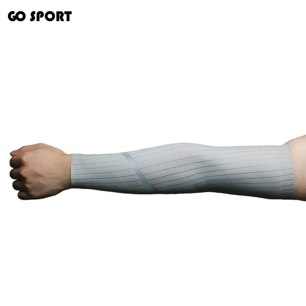 

1 Pair of M L Cycling Arm Sleeve Breathable Anti-UV Compression Arm Sleeves Cooling UV Protection Reflective Cycling Sleeves