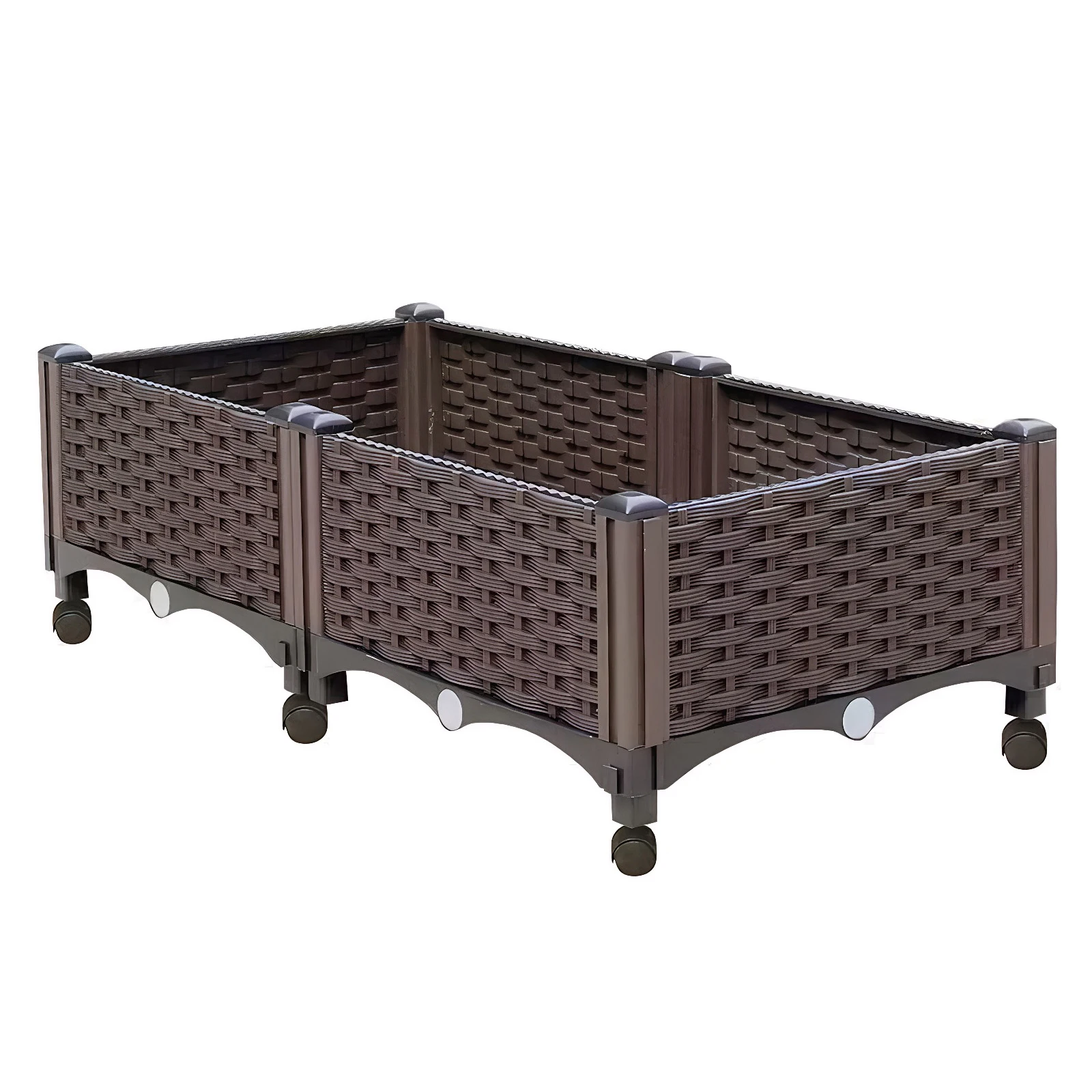 

Приподнятые грядки с дренажным клапаном для сада, патио, балкона (B)