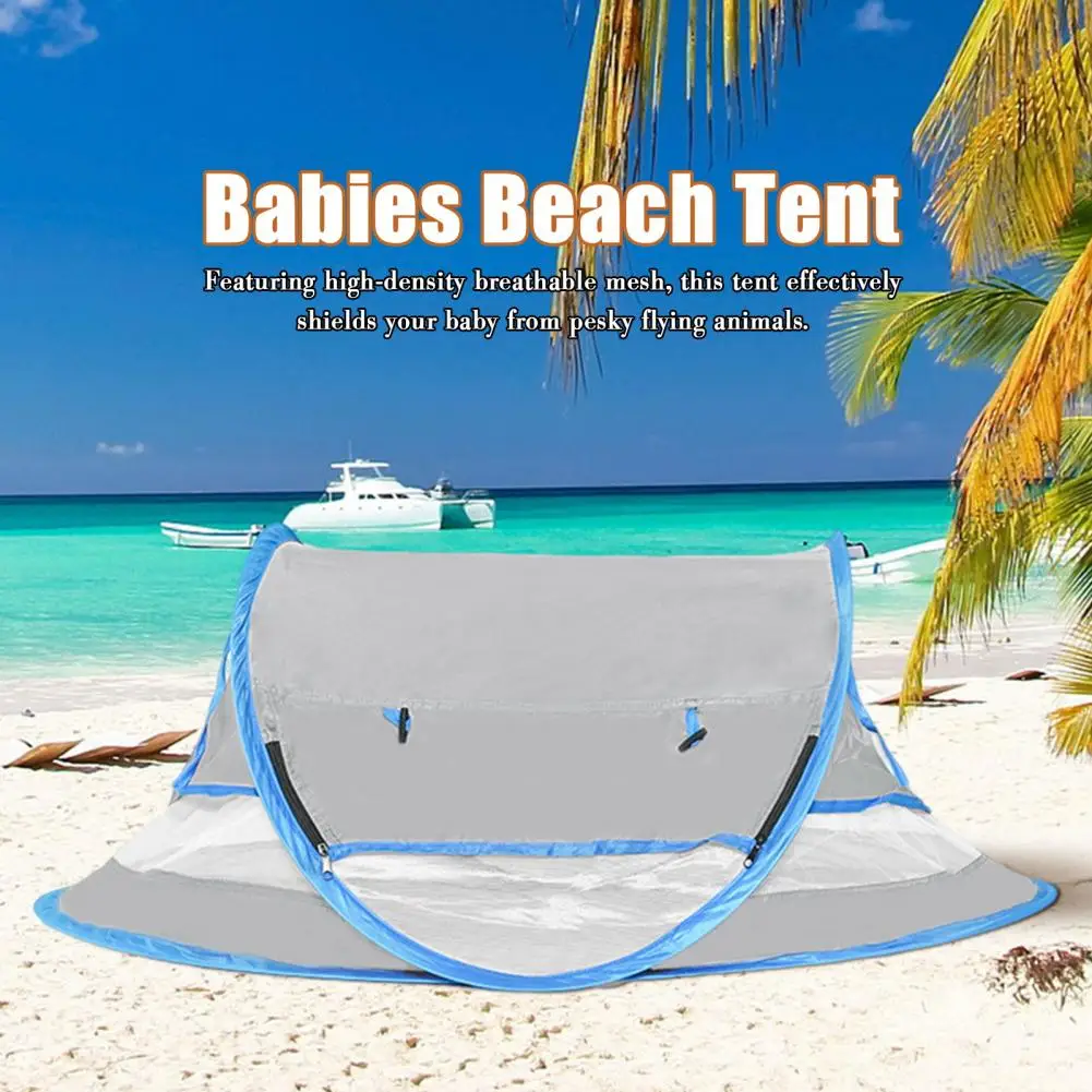 Baby Beach Tent UV Breathable Folding Easy Setup Tent Portable Toddlers Popping Sun Shade Shelter Play Camping Tent