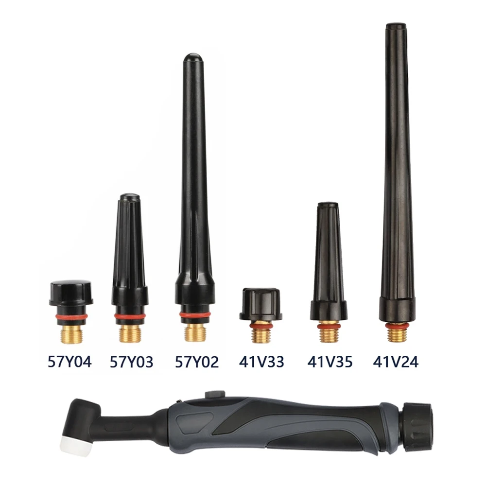 

Long Medium Short Back Cap 57Y04 57Y03 57Y02 41V24 41V35 41V33 For WP9 WP17 WP18 WP20 WP25 WP26 TIG Welding Torch Accessories