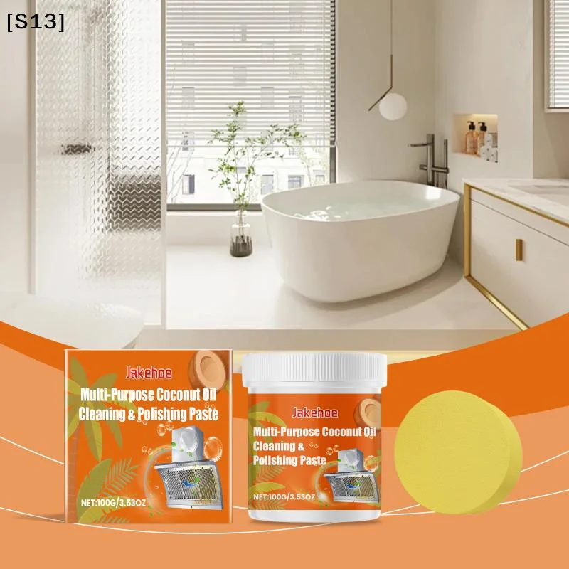 

Multi-Purpose Cleaning and Polishing Paste-Kitchen tove Countertop tain and Oil Removal and Polishing urface Cleaner[][S13]