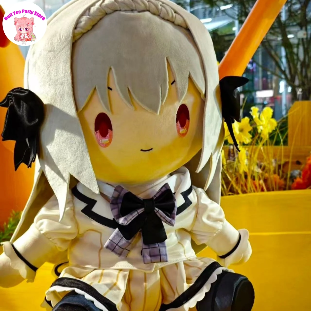 

Sakurakouji Runa Cute Fufu Figure Sitting Posture Plush Cotton Doll Toys 40cm Anime Halloween Soft Stuffed Plushies Pillows