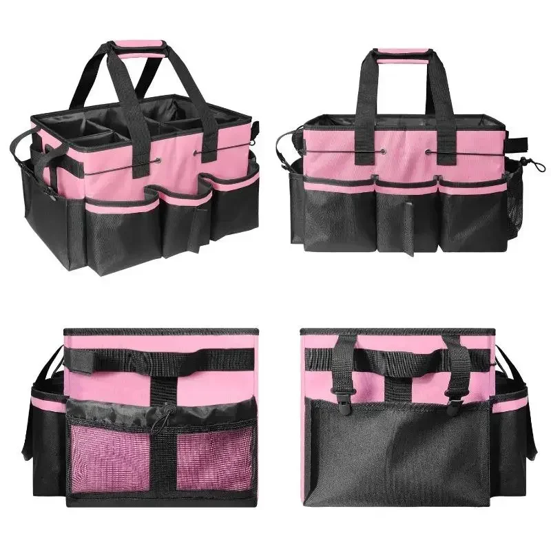 Haarstylist-Werkzeugtasche mit großer Kapazität, Friseur-Aufbewahrungstasche, mehrfach geteilte Haarstylist-Tragetasche, Friseursalon-Zubehör – Detail 5