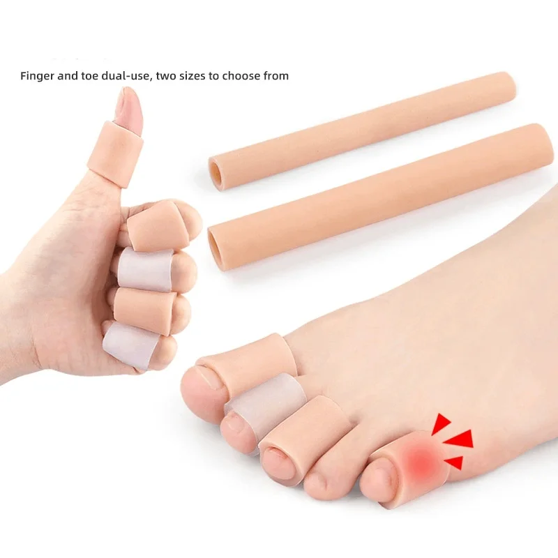 

1/2Pcs 23.5CM Bunion Corns Blisters Calluses Foot Care Tool Gel Toe Separator Finger Protector Silicone Toe Cushion Tubes Sleeve