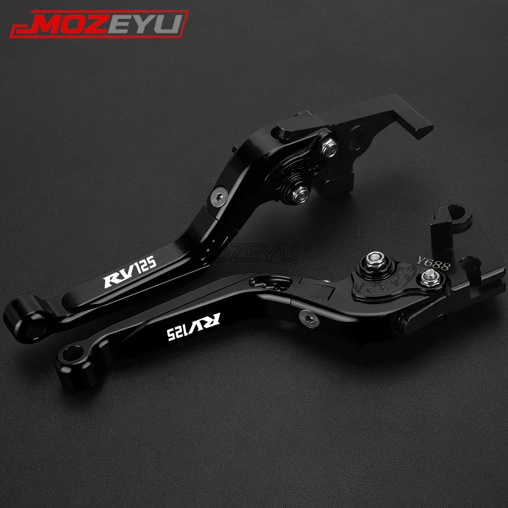 For SUZUKI RV125 RV 125 2003-2013 2014 2015 2016 2004 2005 Motorcycle Accessories Adjustable Brake Clutch Levers Handlebar Grips