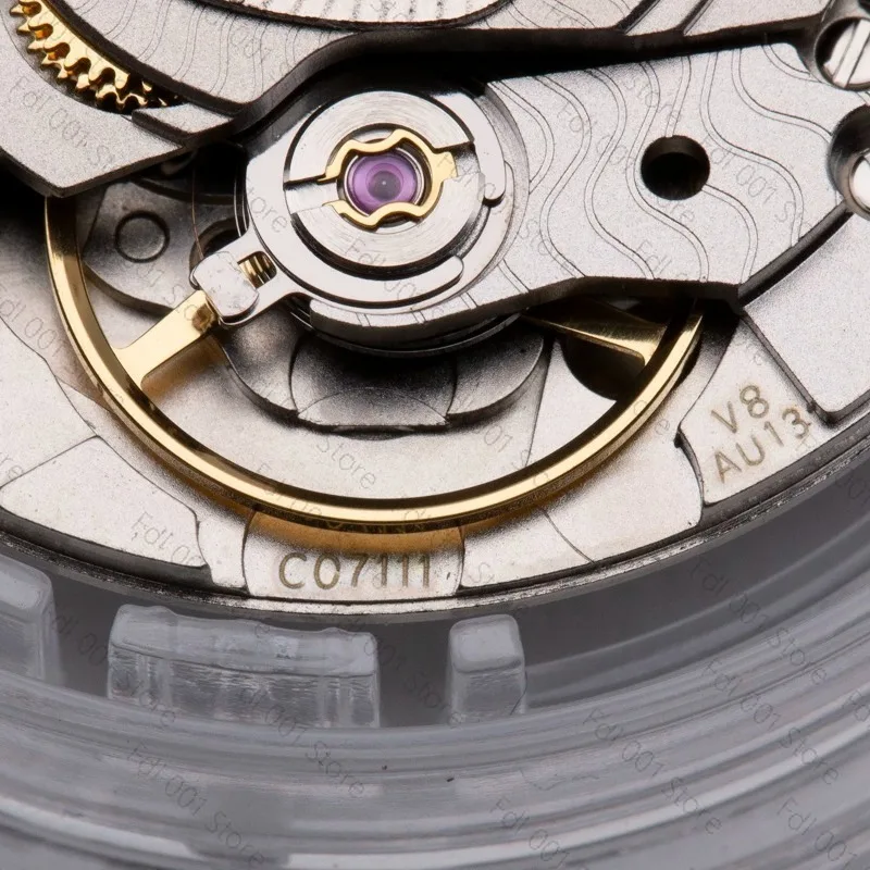 New ETA C07.111 Movement C07111 V8 Certification Watch Accessories for Powermatic 80