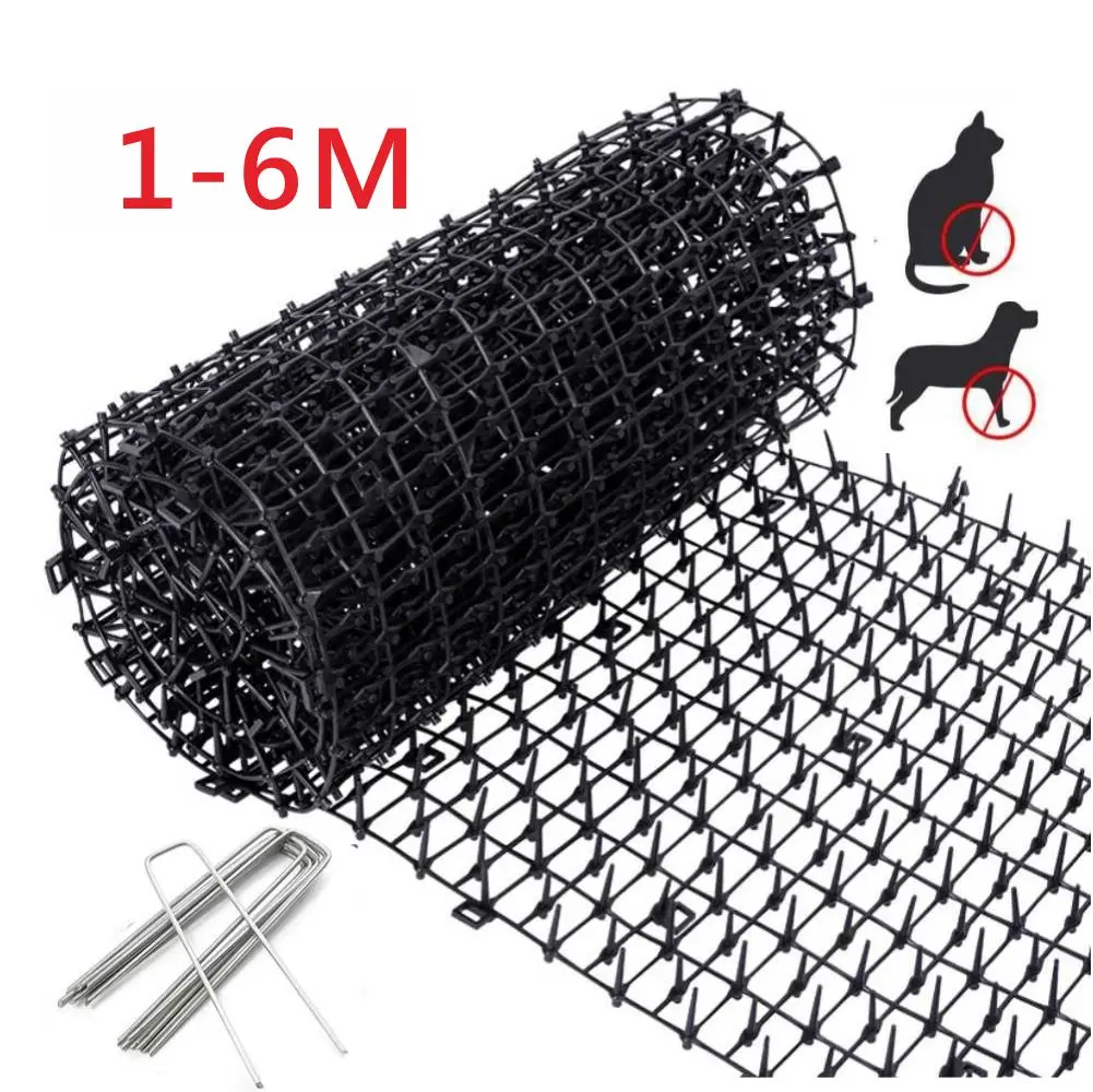 Gardening Cat Scat Mat Repellent Mat Anti-Cat With Prickle Strips Spikes Straps Deterrent Keep Cat Dog Away Digging Pet Supplies