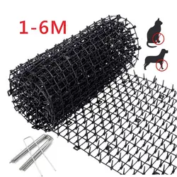 Gardening Cat Scat Mat Repellent Mat Anti-Cat With Prickle Strips Spikes Straps Deterrent Keep Cat Dog Away Digging Pet Supplies