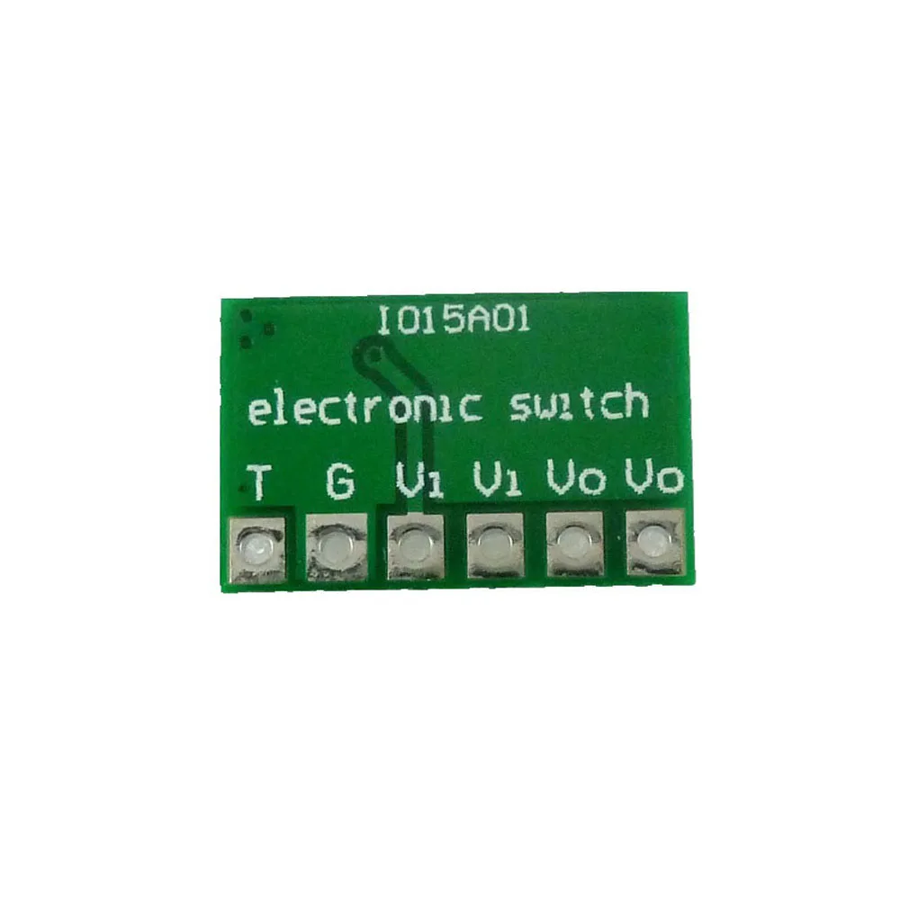 Trava de interruptor eletrônico para LED Motor Driver, Bistable Auto-Locking Trigger Board, Flip-Flop Trava Módulo, 6A, DC 3V, 3.3V, 5V