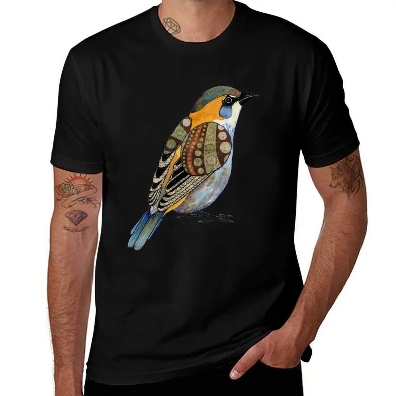 

House Sparrow T-Shirt man graphic t shirt black cotton t-shirt plain for man package men t shirt cotton 100% T-shirt