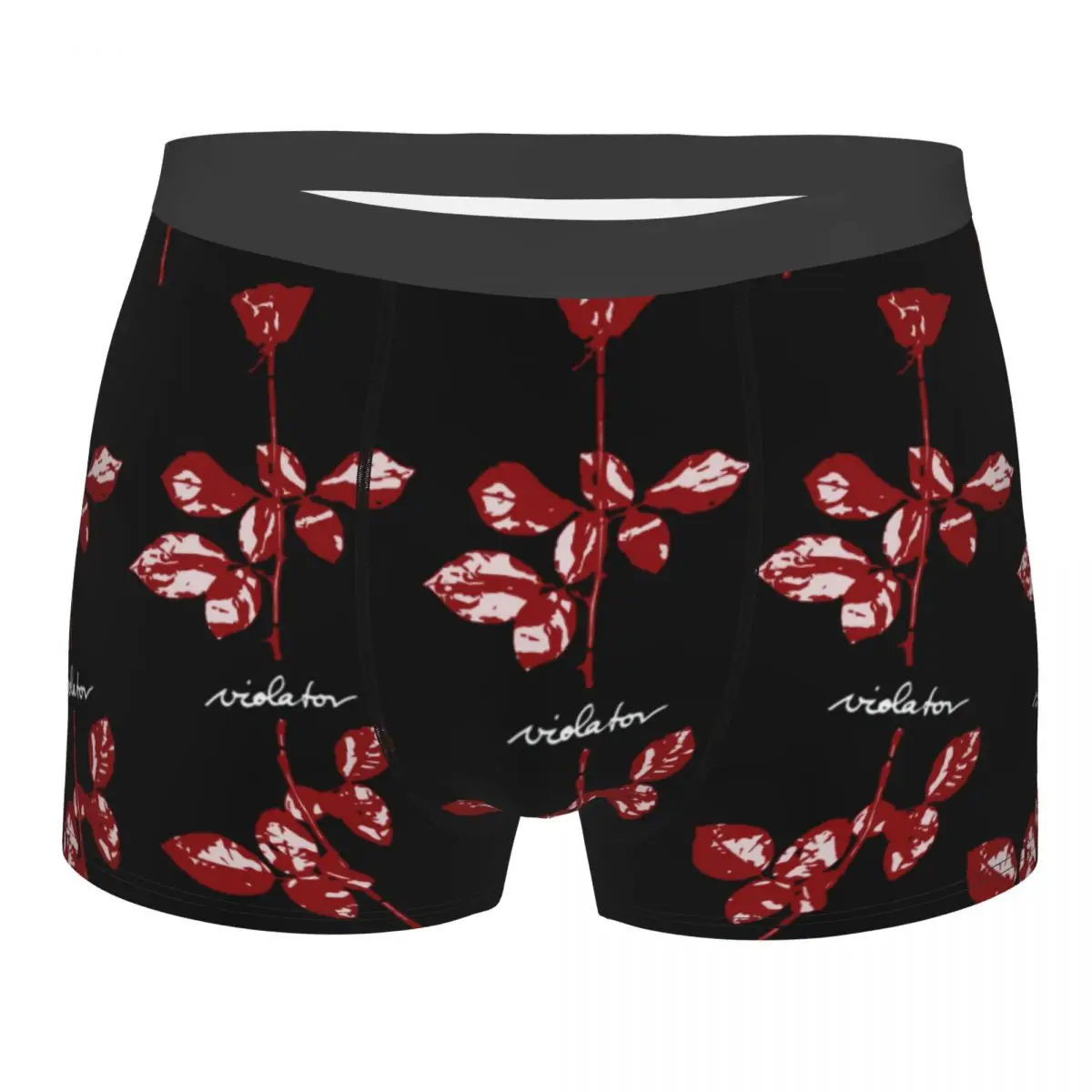 Male Fashion Depeches Cool Mode Underwear Music Boxer Briefs Breathable Shorts Panties Underpants