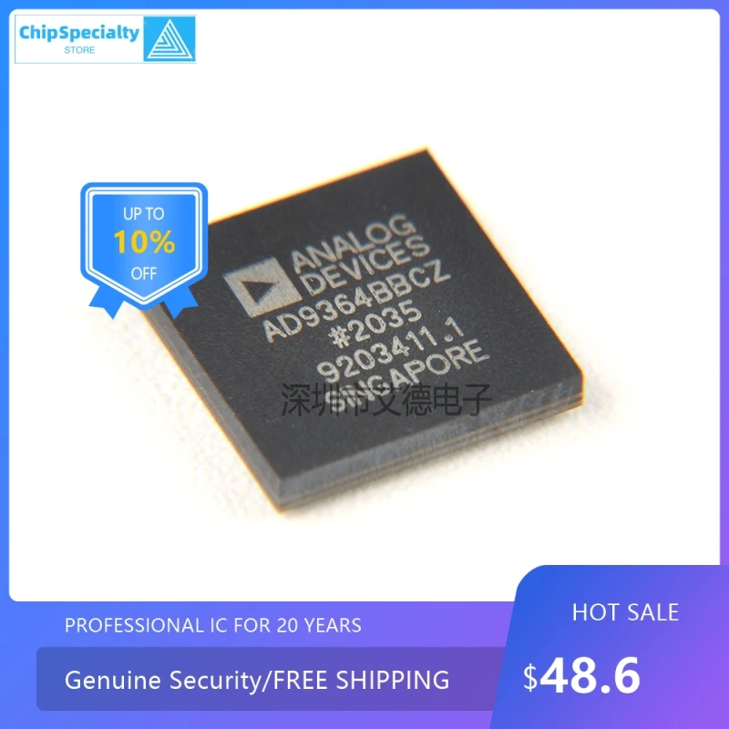 

Новый оригинальный AD9364 AD9364BBCZ патч BGA144 RF трансивер IC чип