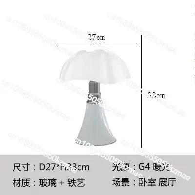 

Minimalist Retro Bat Table Lamp Italian Vintage Desk Light for Bedroom Study Home Decor