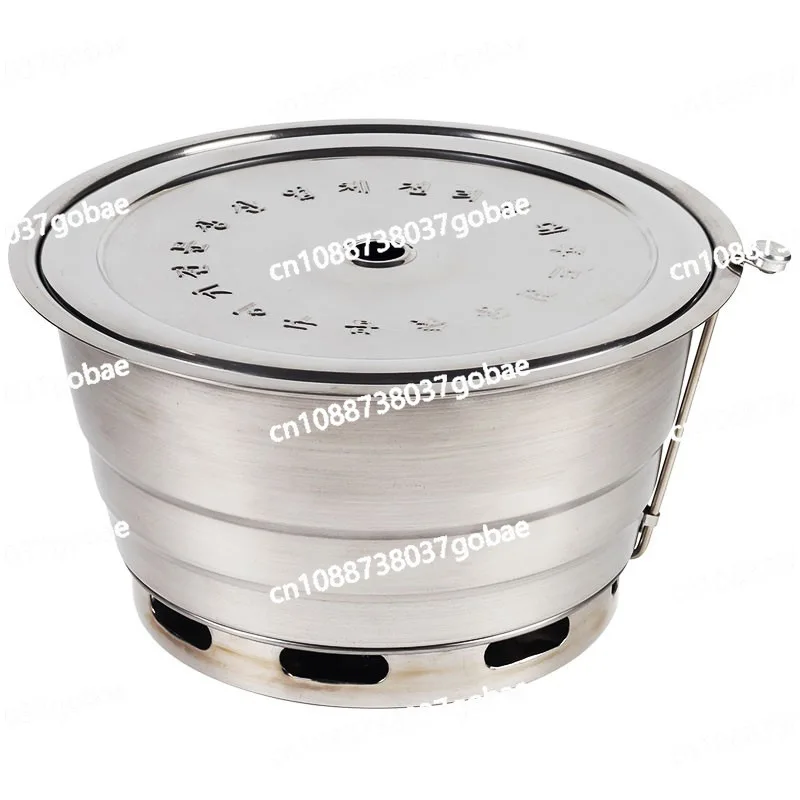 

Carbon grill Charcoal Round inlaid carbon stove Exhaust