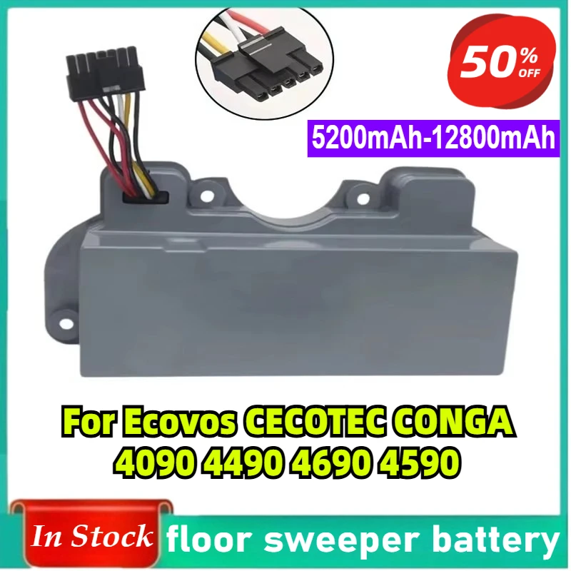 

Replacement Rechargeable Battery for Ecovos CECOTEC CONGA 4090 4490 4690 4590 Floor Sweepers in Stock
