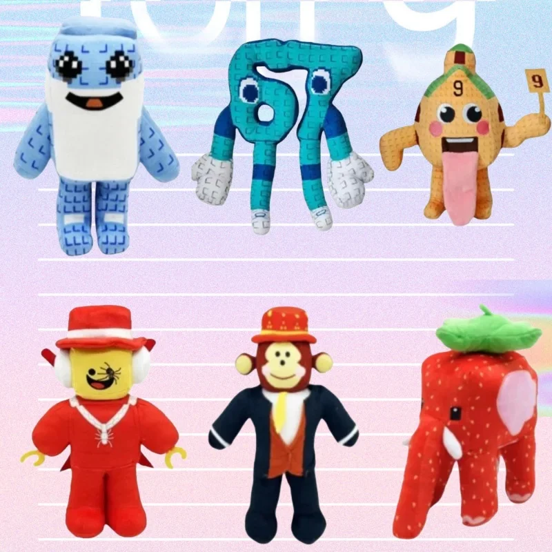 

НОВЫЙ Steal A Brainrot Esok ert Plush Hot Game Периферийные плюшевые милые мультяшные No. 9-домашняя мягкая кукла, игрушка для геймеров, подарок фанатам