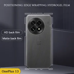 Full Cover Screen Protector For OnePlus 15 13 Positioning Wrap Edge Soft Ultra Thin Scratch Repair HD/Matte Back Hydrogel Film