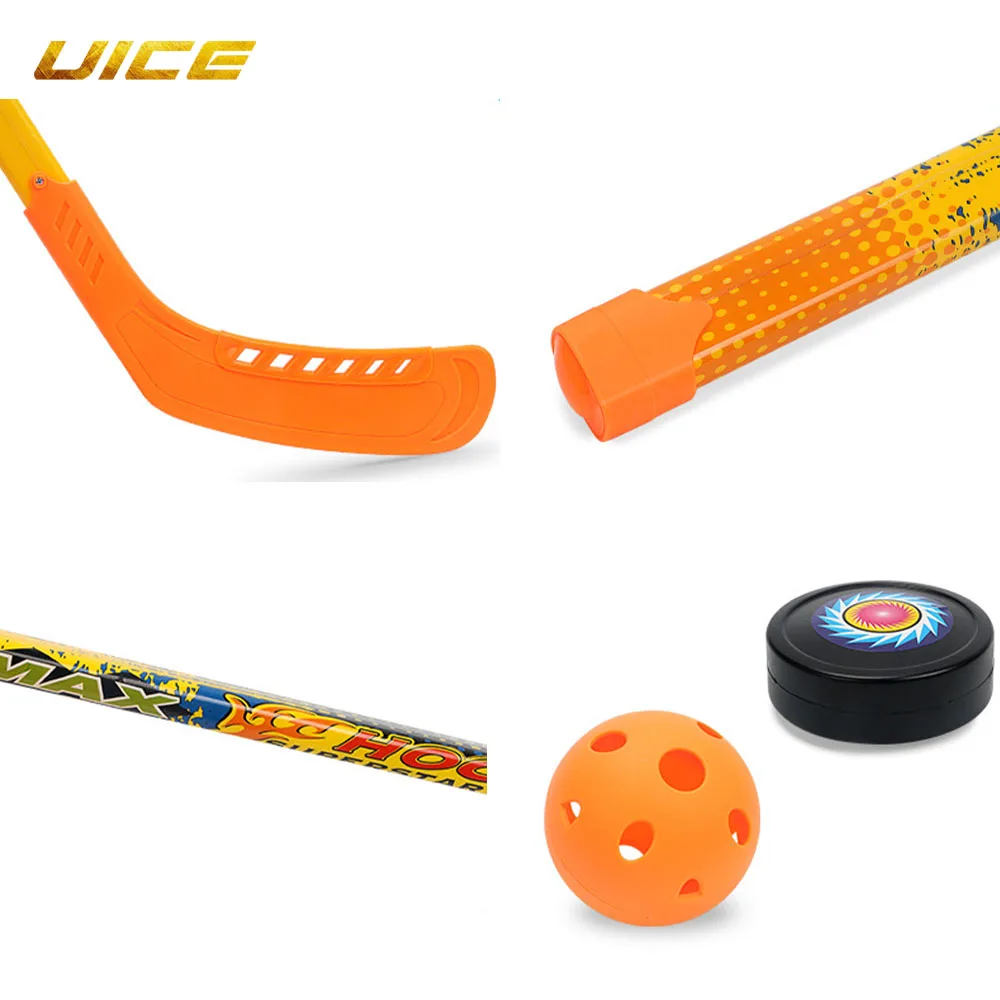 Ice Hockey Stick Kids Children Winter Training Tools Plastic Golf Football Soccer Goal Removable Mini Football Set