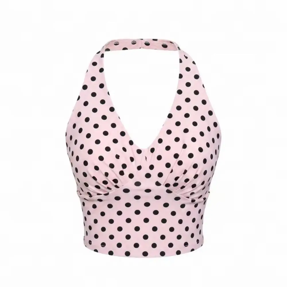 Fashion V-Neck Yoga Vest Backless Fixed Pad Sports Bra Plaid Quick-Dry Push-Up Tank Top Running