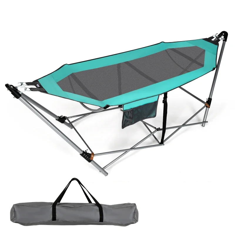 Stand Hammock with Carry Bag- FAST SHIPPING in USA Furniture High Quality Steel Folding Stand Hammock