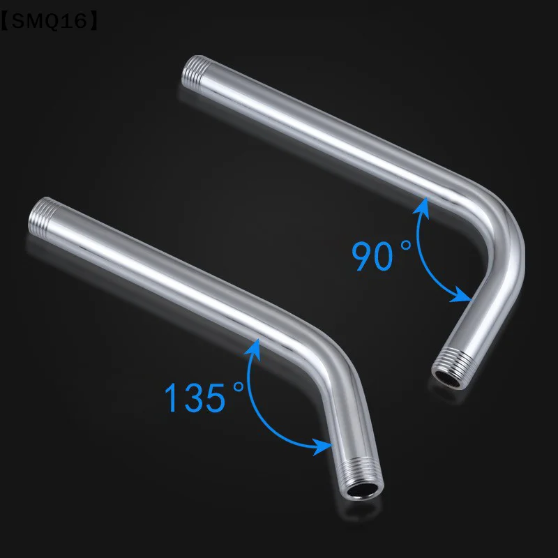 1PC Wall Shower Arm Rust Proof Shower Head Extension Pipe Stainless Steel Arm Bracket Bathroom Home Accessories【SMQ】