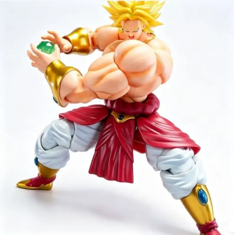 Dragon Ball Z Super Saiyan Broly SHF Movable Joints Action Figure Collectible Model Toy for Gift view 5