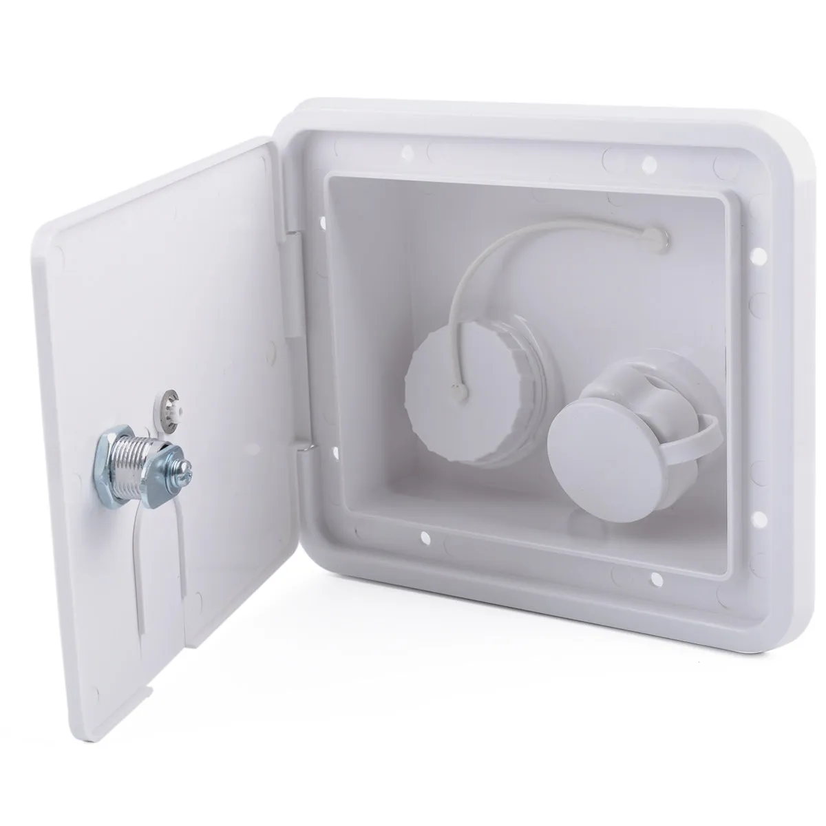 Universal Water Hatch Lock Keys Durable Water Intake Box Rv Trailer Camper Accessories Rv Integrated Box