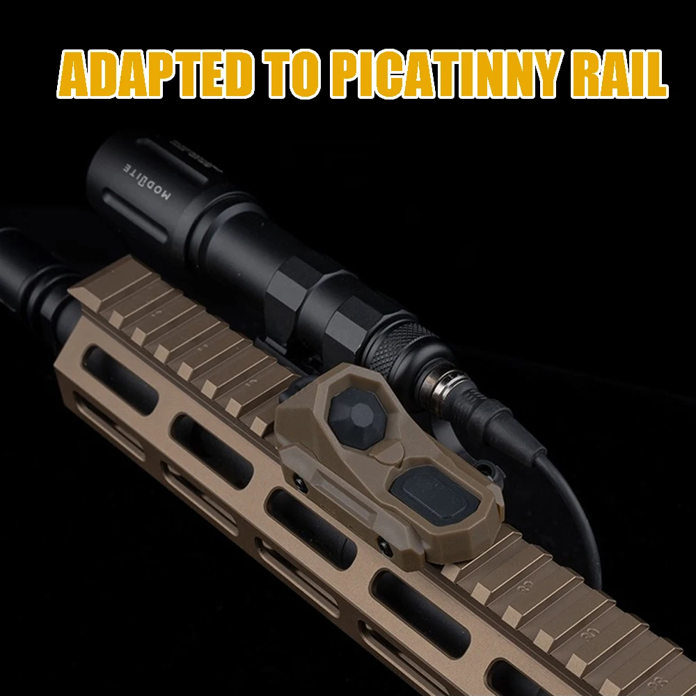 Tactical AXON Wire Switch with SF Plug Dual Function Weapon Light Flashlights Switch Fit for 20mm Picatinny M-lok Keymod Rail