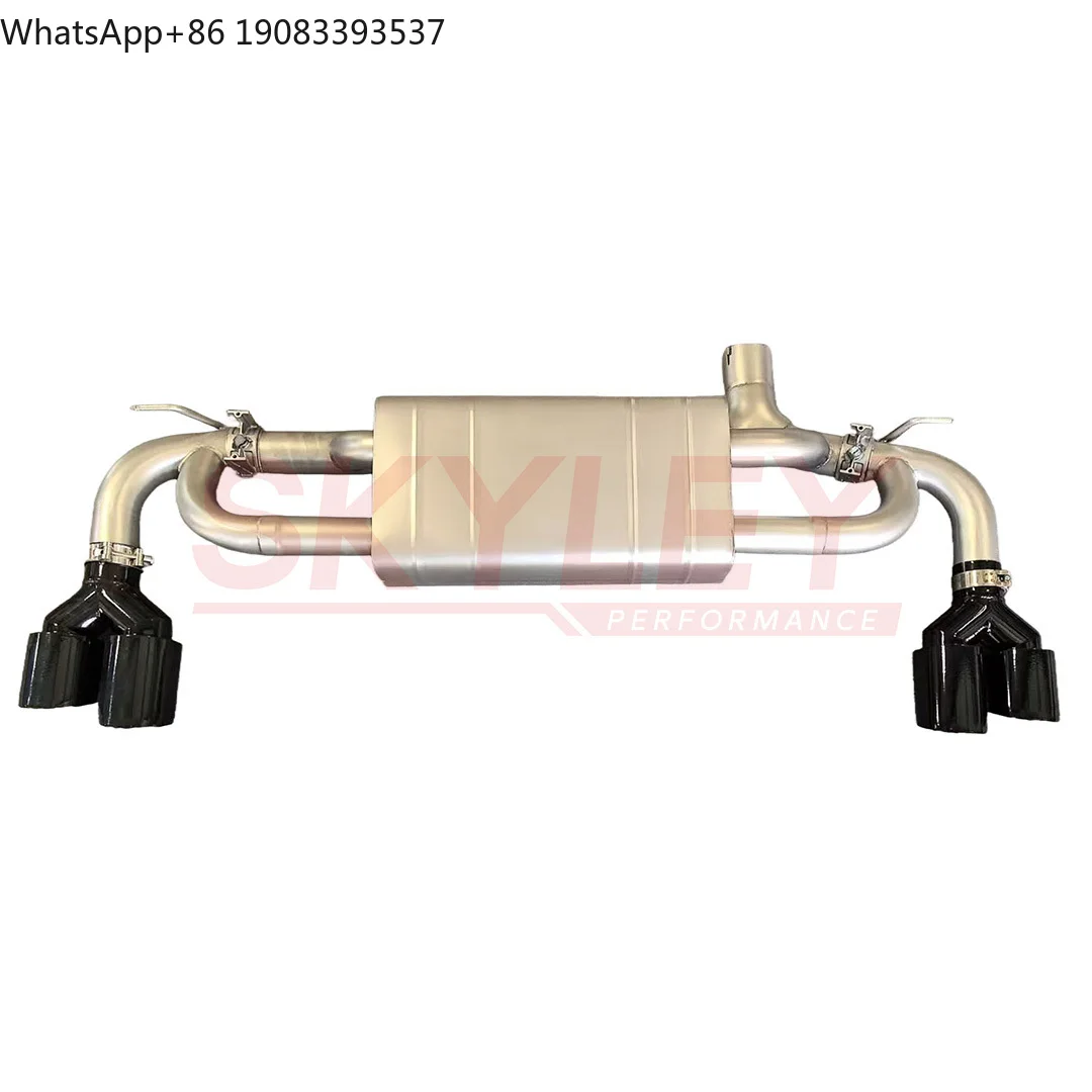 Axle Back Exhaust for 2017 up for BMW 530i 530e 540/540i G30 G38 B48 2.0T B58 3.0T with Quad Muffler Tips