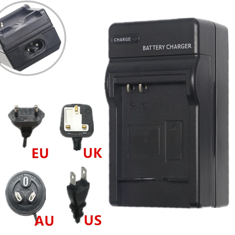 CGA-S008 Battery Charger For Panasonic Lumix DMC-FS3 FS5 FS20 FX30 FX33 FX35 FX36 FX37 FX38 FX55 With EU/US/UK/AU Power Line