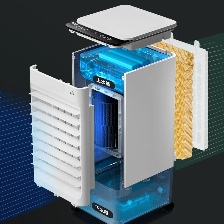 Bốn Mùa Quạt Điều Hòa Không Khí Lạnh Quạt Đơn Quạt Làm Mát Không Khí Di Động Làm Mát Bằng Không Khí Nhỏ Hòa Cho Hộ Gia Đình