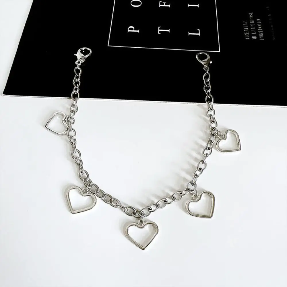 Light Luxury Boots Shoes Buckle Personality Charm Tassel Boot Chains Decoration Silver Shoe Buckle Shoes Accessories Party