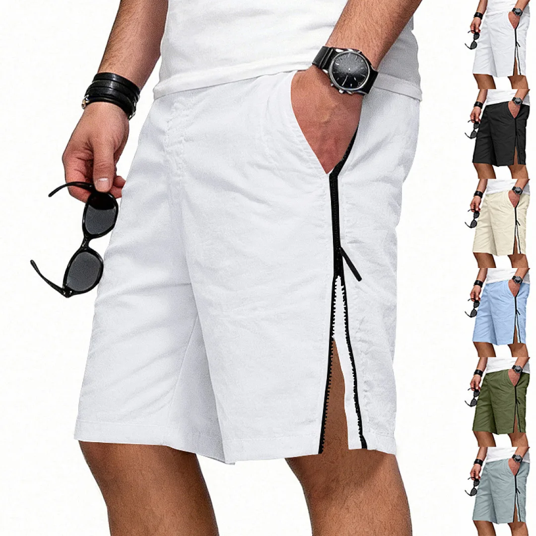 

Мужские летние свободные шорты в стиле хип-хоп для уличной моды, спортивные, на молнии, 5-точечные, для баскетбола, для трансграничной торговли