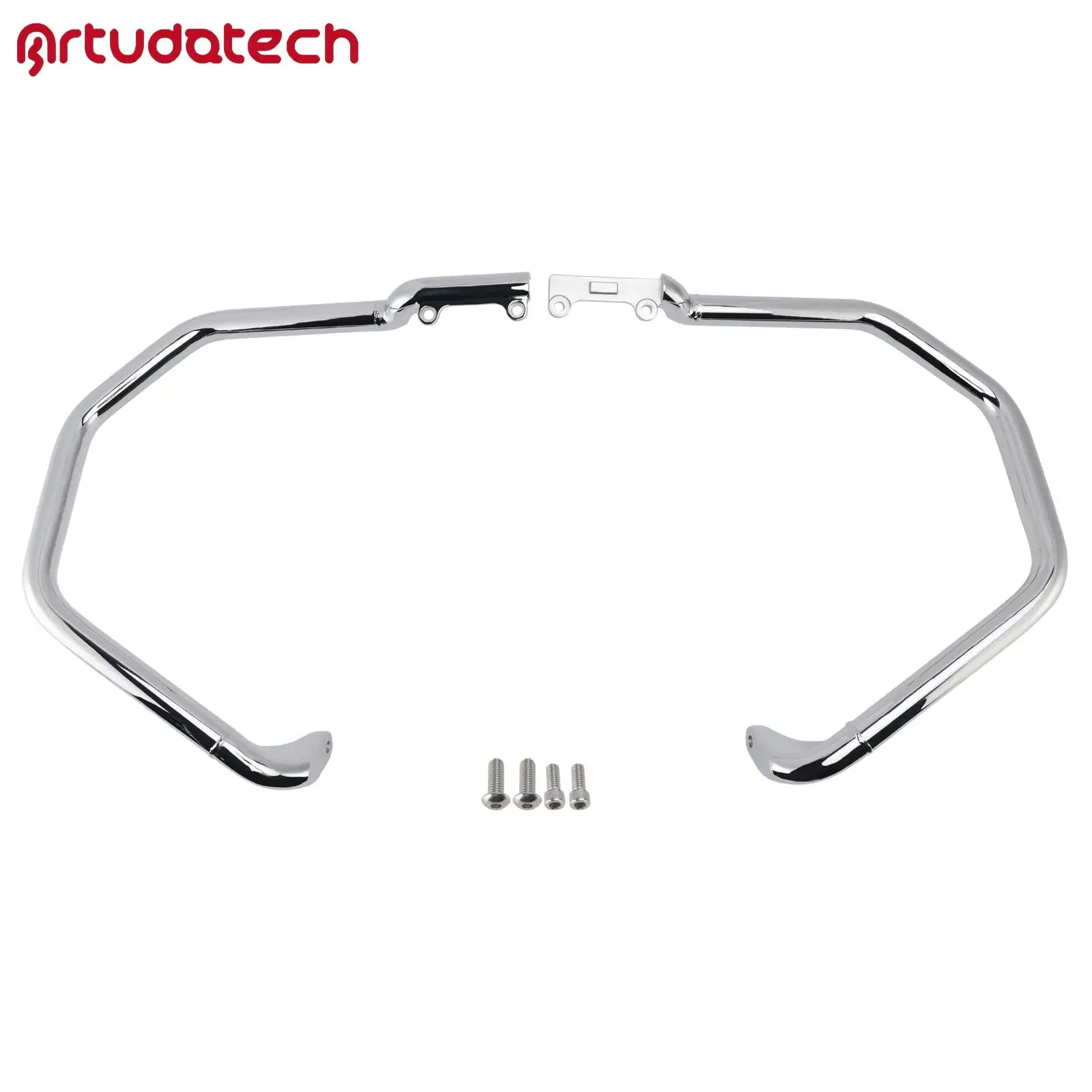 

Artudatech Engine Guard Anti-Crash Bumper Protector Chrome for Indian Roadmaster 2014-2023