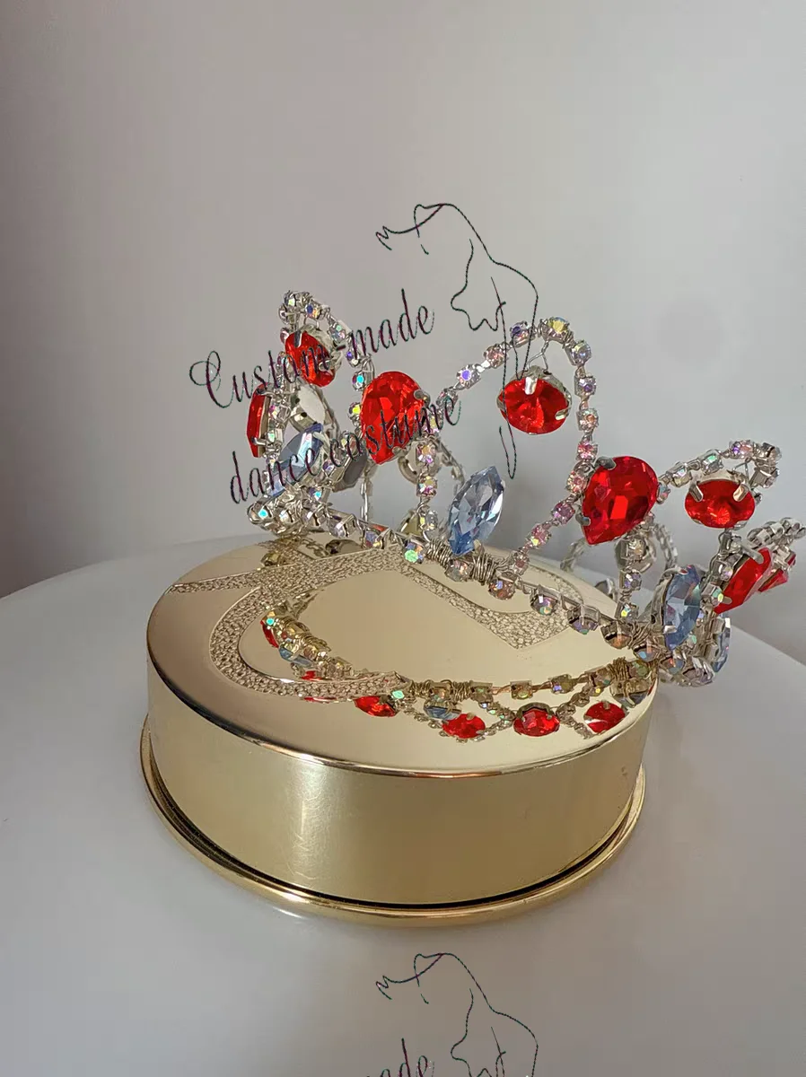 Coiffe de ballet : couronne de radis cerise, mini couronne Bluebird, polyvalente et universelle, fabriquée à la main personnalisable avec des options de couleurs