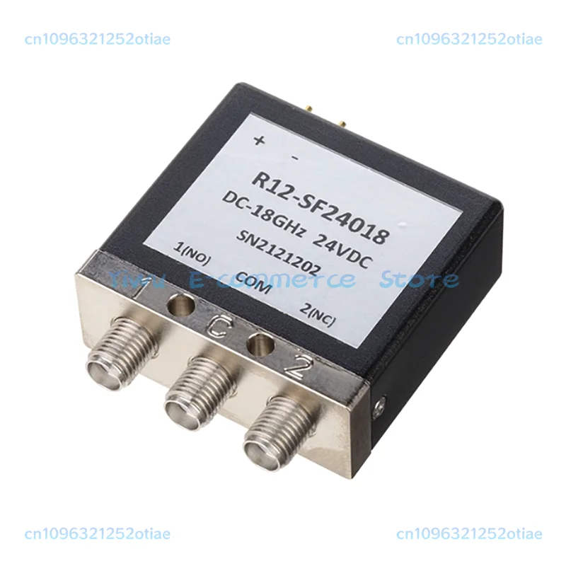 RF Coaxial Switch SMA SPDT 12V/24V Mechanical Relay Switch DC-18GHz for Electronic Components Market BB