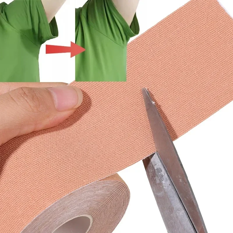 النساء غير مرئية الصيف الإبط القدم امتصاص العرق ملصقات للرجال امتصاص العرق بقع ذاتية اللصق القماش الناعم حمالة