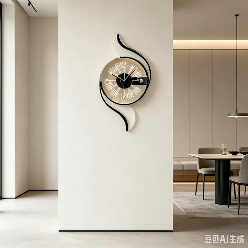 Lounge Creative Clock Wall Clear Unique European Decoration Fashion Cute Wall Watch Interior Reloj Pared Lounge Suite Furniture