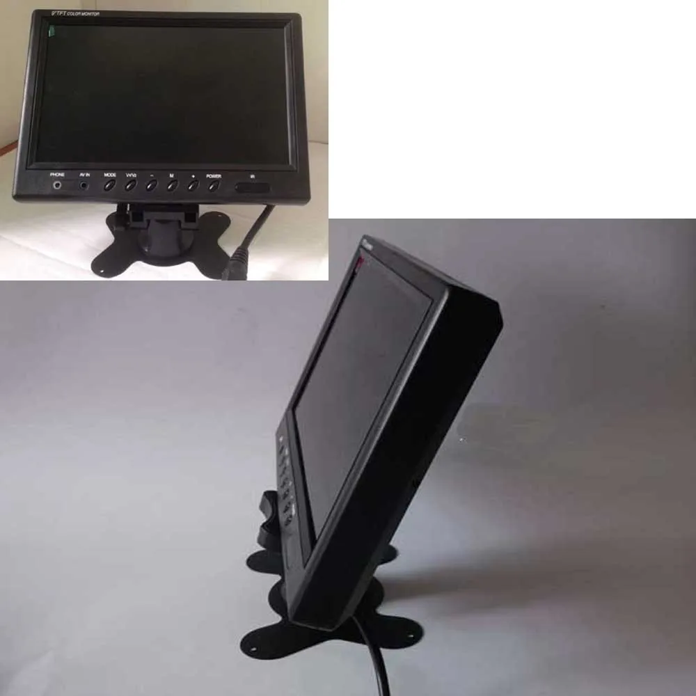 

DC12V 9-дюймовый автомобильный подголовник-дисплей HD TFT LCD с двойным видеовходом PAL/NTSC автоматический переключатель для камеры наблюдения за обратным ходом