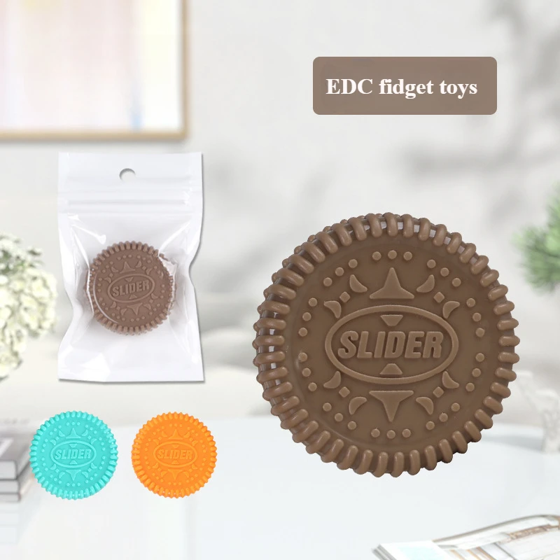 EDC Push Slider Fidget Anti Stress Speelgoed Vinger Spinner Poker Angst Verlichten Speelgoed Draagbare Pop Magnetische Slider Games