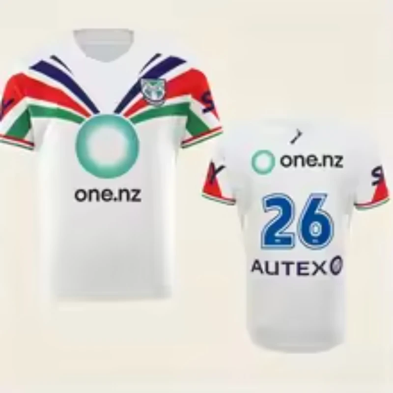 2026 New NZ Warriors NRL Jersey 3D Print T-shirt Casual Quick Drying Daily Training Style Short Sleeved T-Shirt Family Kids Tees