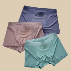 Boxers Ice Silk Man Underwear Boxer Breathable Homme Underpants Comfortable Men's Panties High Elasticity Boxer Shorts Trunk