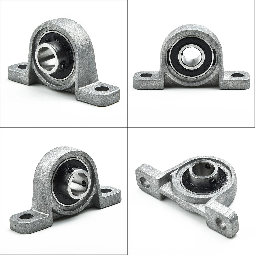 Easy Installation Without Tools Spherical Roller Bearing Silver Pillow Block Bearing Two-Bolt Housing Adjustable Bearing Angle